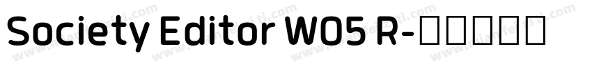Society Editor W05 R字体转换